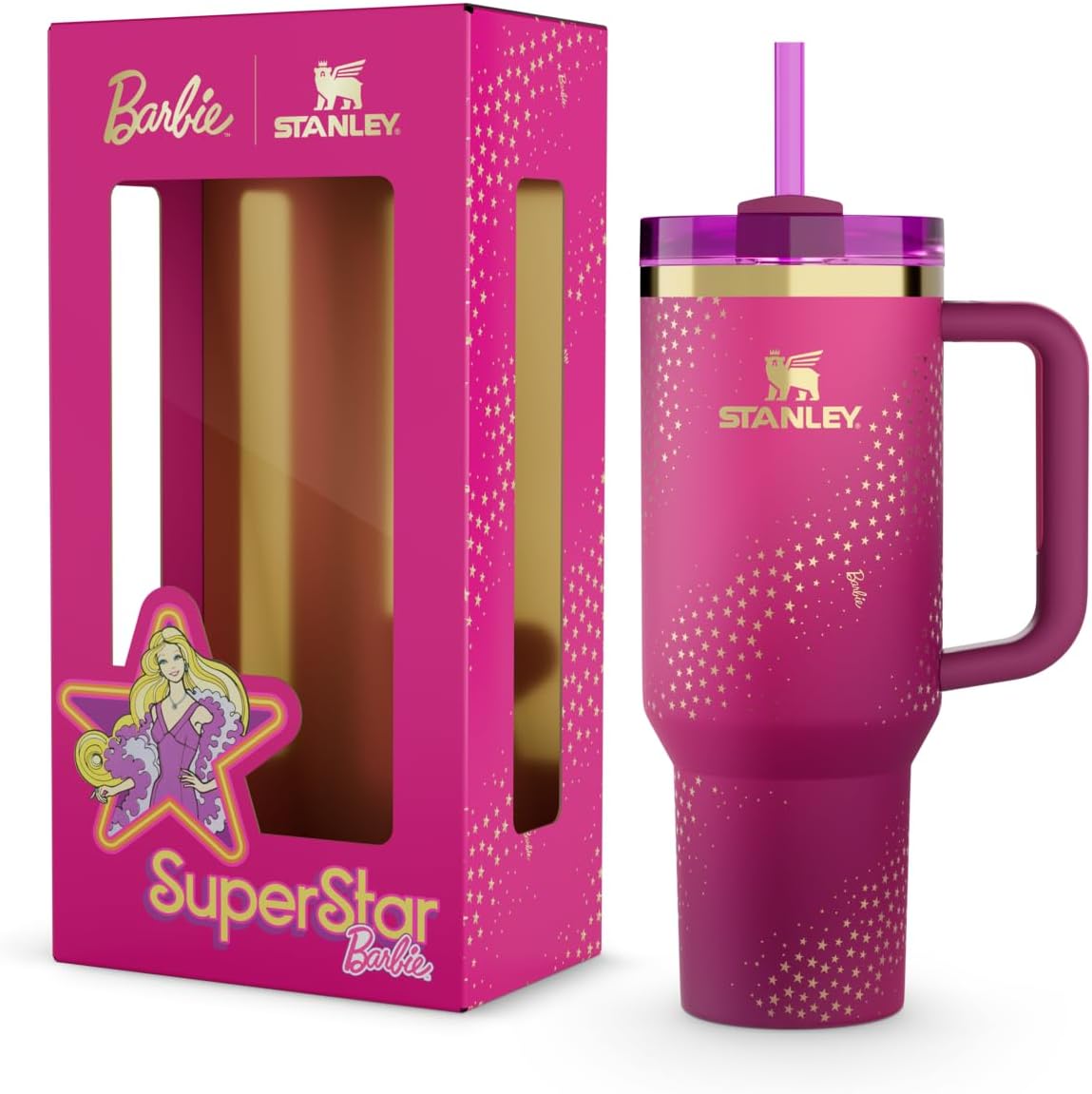 Stanley X BARBIE ’70S SUPERSTAR QUENCHER 40 OZ