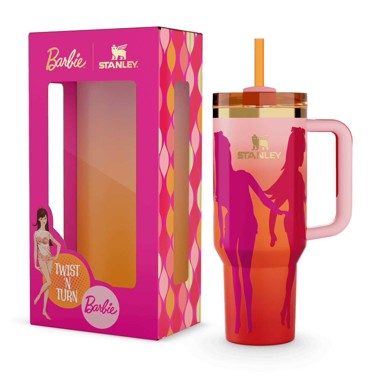 Stanley X Barbie Fashion Girl Twist ’N Turn Quencher Insulated Tumbler