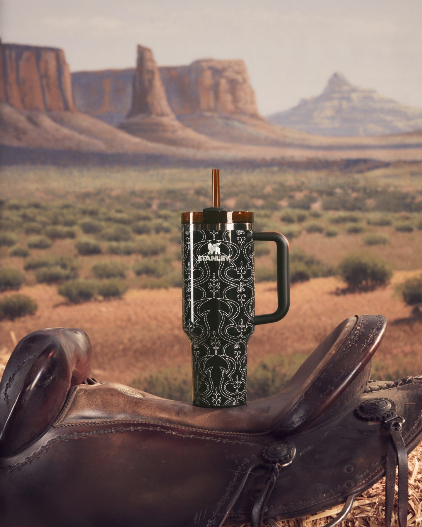 Stanley X Barbie Western Ken Quencher Insulated Tumbler