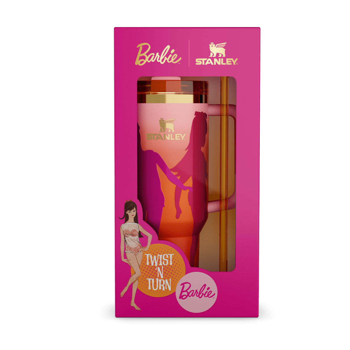 Stanley X Barbie Fashion Girl Twist ’N Turn Quencher Insulated Tumbler