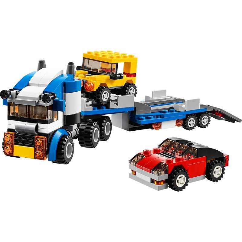 Architect 3 in 1 Jeep, Car & Truck Toys, 3114 Transporter Building Brick Block for Kids, Creative Construction Toy - 264 Pcs