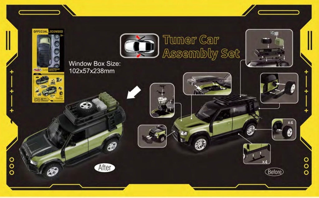 Land Rover  Defender modified car KIT Scale 1:43 KAAYU WORLD