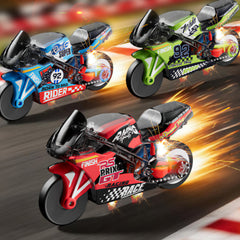 Mini Sparking Stunt Bike Toy – Pull Back & Ignite the Fun! KAAYU WORLD