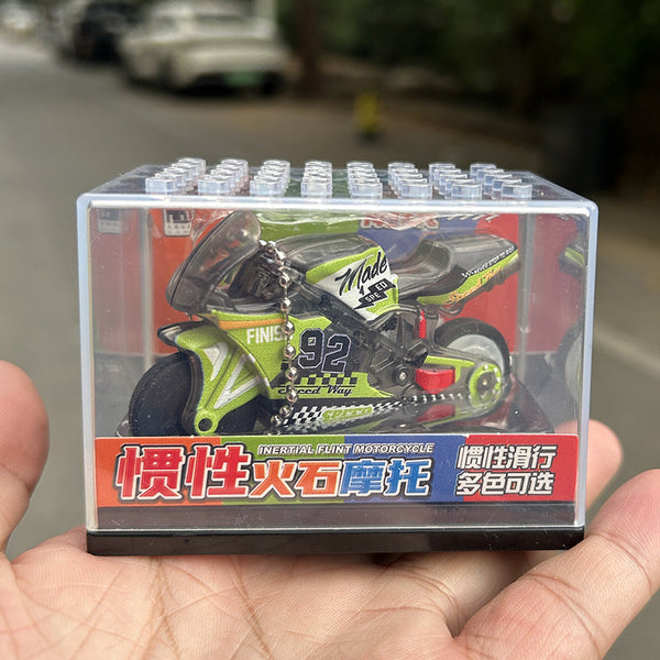 Mini Sparking Stunt Bike Toy – Pull Back & Ignite the Fun! KAAYU WORLD