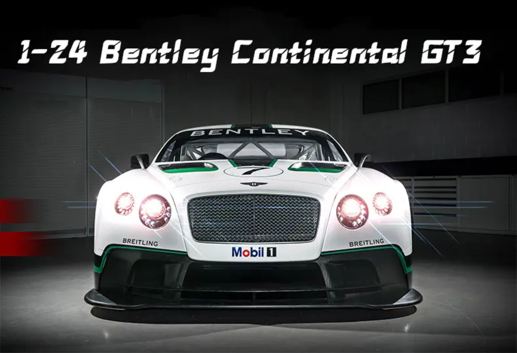 BENTLEY CONTINENTAL GT3 DieCast Metal Car of CCA Scale 1:24 KAAYU WORLD