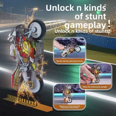 Mini Sparking Stunt Bike Toy – Pull Back & Ignite the Fun! KAAYU WORLD
