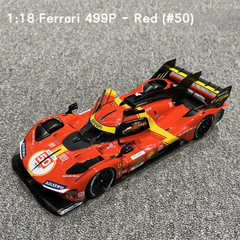 Bburago Ferrari Deluxe 499P 2023 #51 Victory of Le Mans -1:18 KAAYU WORLD