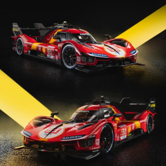 Bburago Ferrari Deluxe 499P 2023 #51 Victory of Le Mans -1:18 KAAYU WORLD