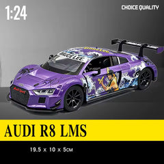 AUDI R8 LMS DieCast Metal Car of CCA Scale 1:24
