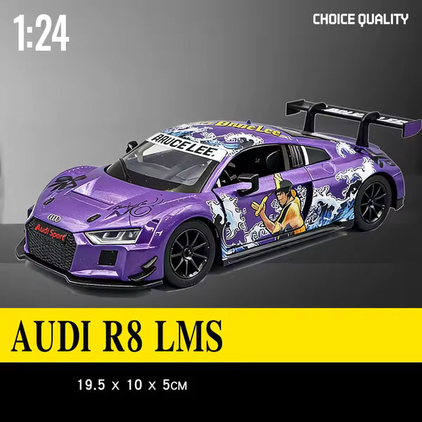AUDI R8 LMS Bruce Lee Edition Purple CCA 1/24