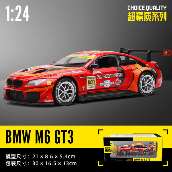 BMW M6 GT3 DieCast Metal Car of CCA Scale 1:24