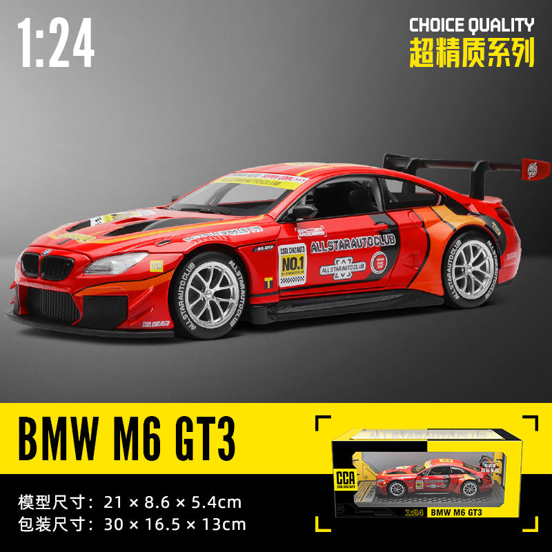 BMW M6 GT3 DieCast Metal Car of CCA Scale 1:24