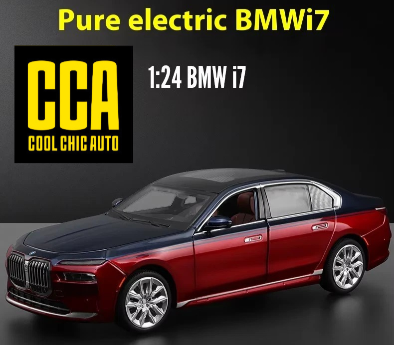 BMW I7 ELECTRIC DieCast Metal Car of CCA Scale 1:24