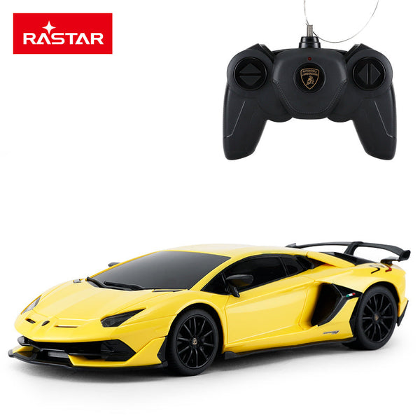 RASTAR LAMBORGHINI AVENTADOR SVJ Remote-Controlled Car Scale 1:24 KAAYU WORLD