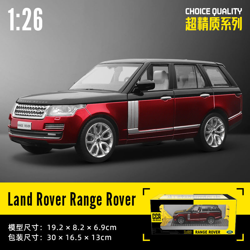 Metal Land Rover Model LAND ROVER RANGE ROVER DieCast Metal Car of CCA Scale 1:24 – Kaayu World