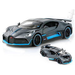 1:32 Bugatti Super Sport Toy Car For Kid Sound and Light Die-cast Metal Pullback Car My Store