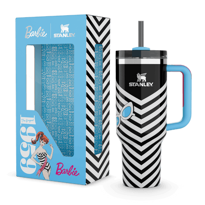 Stanley X Barbie Series 40 oz BLACK WHITE STRIPES