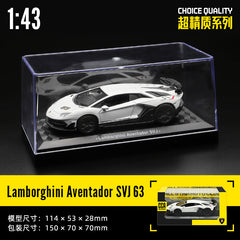 Lamborghini SVJ 63 alloy car Scale 1:43 KAAYU WORLD