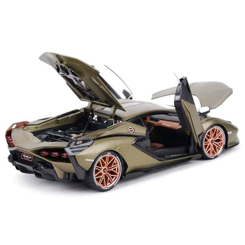 1:32 Lamborgini MILETRY Super Sport Toy Car For Kid Sound and Light Die-cast Metal Pullback Car My Store