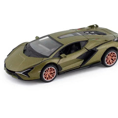 1:32 Lamborgini MILETRY Super Sport Toy Car For Kid Sound and Light Die-cast Metal Pullback Car My Store