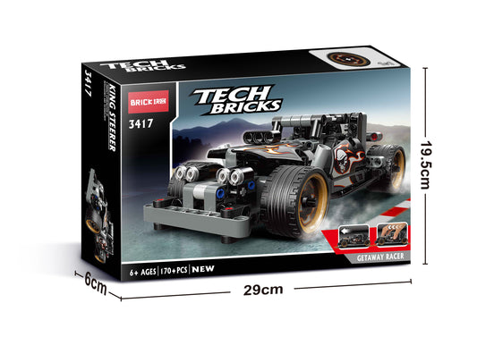 Tech Bricks Getaway Racer Building Block 170 Pcs