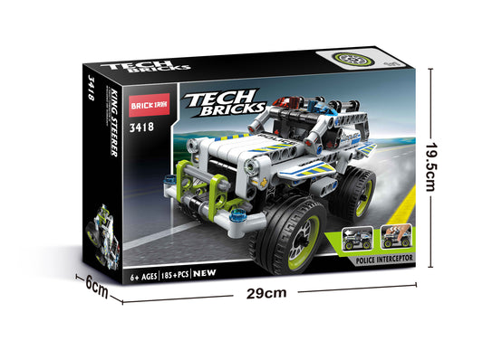 Tech Bricks Police Interceptor Building Block 170 Pcs
