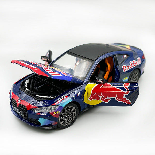 BMW M4 G82 REDBULL DieCast Metal Car of CCA Scale 1:24 KAAYU WORLD