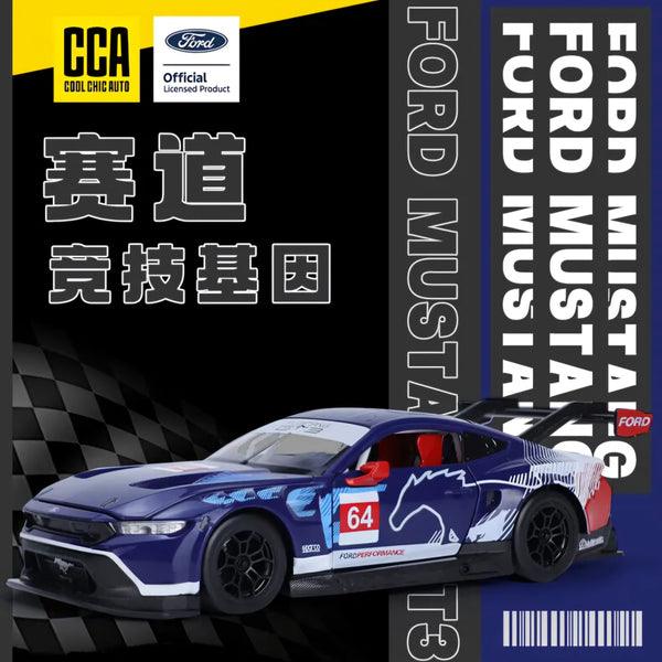 Ford Mustang 2018 GT PULL FLOWER DieCast Metal Car of CCA Scale 1:24 KAAYU WORLD