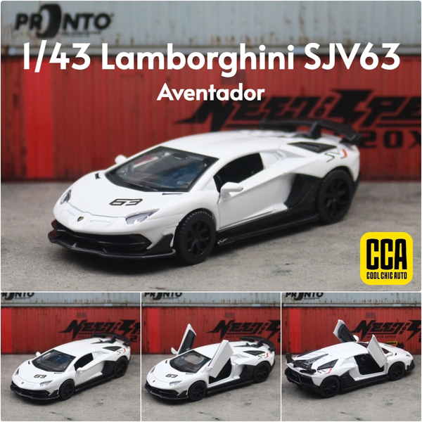 Lamborghini SVJ 63 alloy car Scale 1:43 KAAYU WORLD