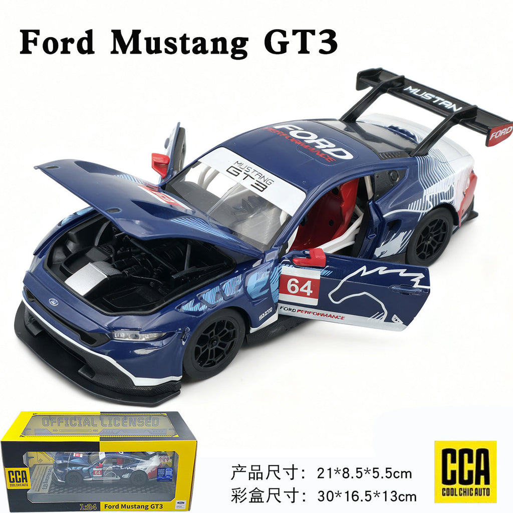Ford Mustang 2018 GT PULL FLOWER DieCast Metal Car of CCA Scale 1:24 KAAYU WORLD