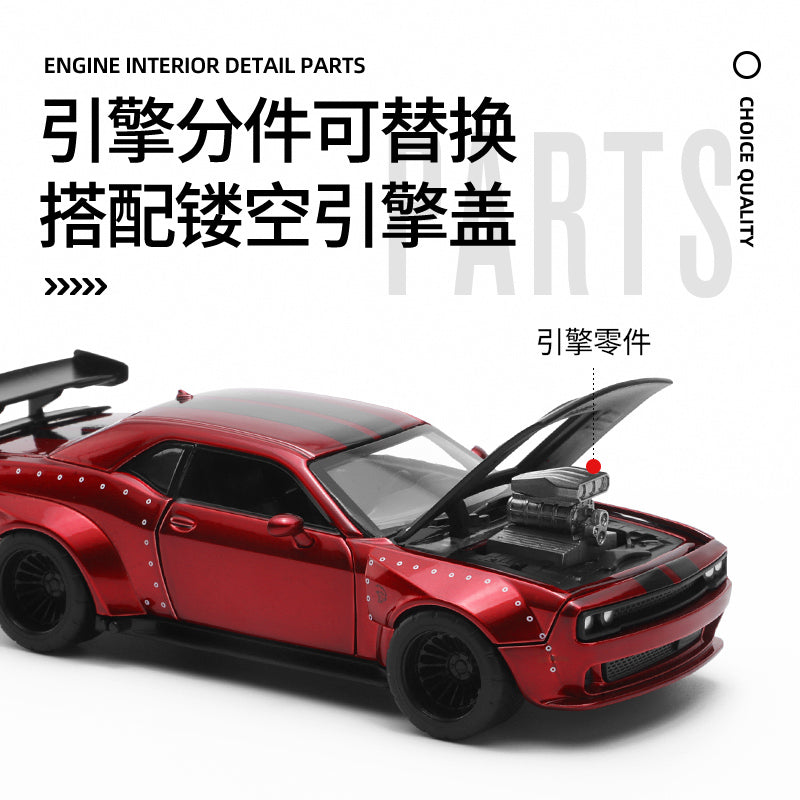 Dodge Challenger Modified car-Shell Scale 1:32 KAAYU WORLD