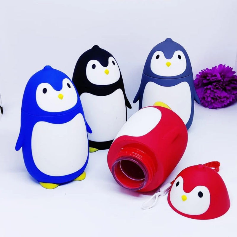 Kids Car-Shaped Water Bottle with Wheels & Strap