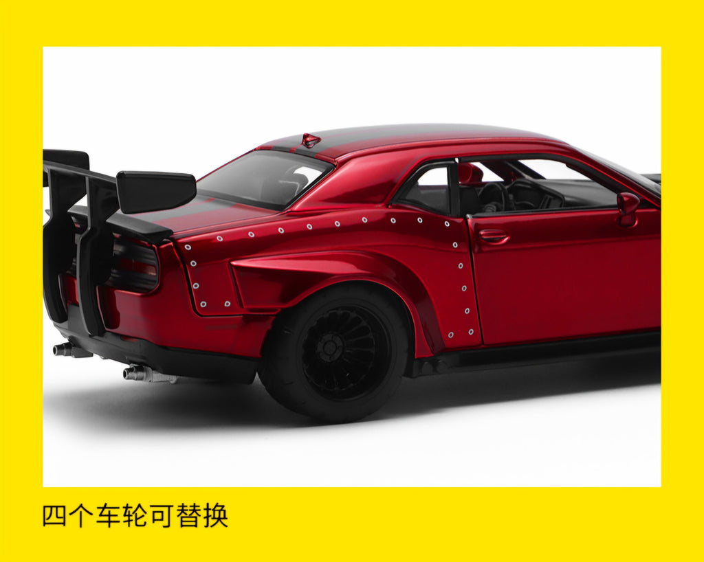 Dodge Challenger Modified car-Shell Scale 1:32 KAAYU WORLD