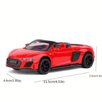 Audi R8 V10 Hardcover alloy car Scale 1:43 KAAYU WORLD
