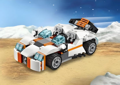 Architect Series 3 in 1-Fighter Plane, 3115 Car & Robot Toy, Brick Building Block for Kids - 237+ Pcs
