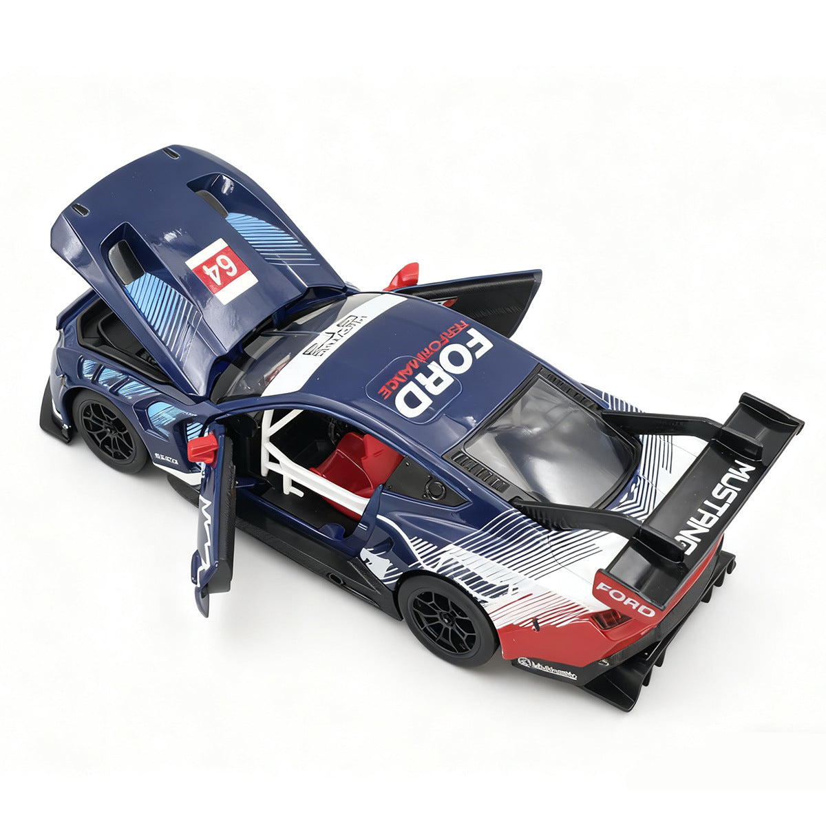 Ford Mustang 2018 GT PULL FLOWER DieCast Metal Car of CCA Scale 1:24 KAAYU WORLD