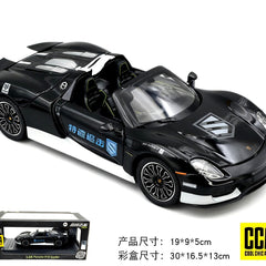 PORSCHE 918 SPYDER DieCast Metal Car of CCA Scale 1:24 KAAYU WORLD