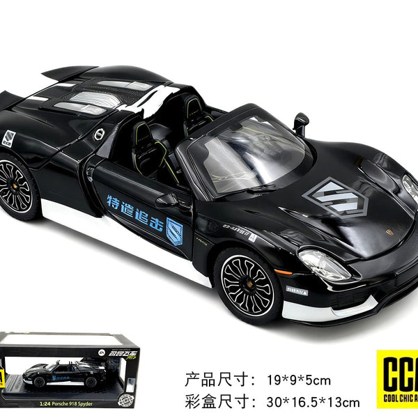 PORSCHE 918 SPYDER DieCast Metal Car of CCA Scale 1:24 KAAYU WORLD