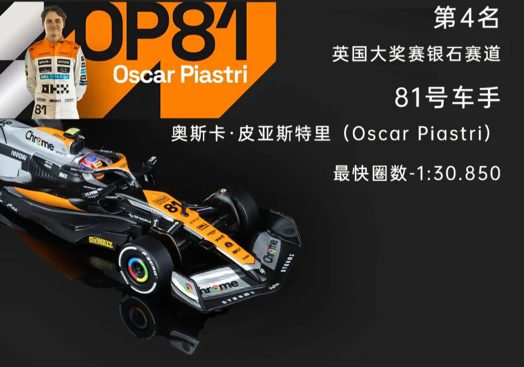 McLaren F1 UK National racing car Scale 1:43 KAAYU WORLD