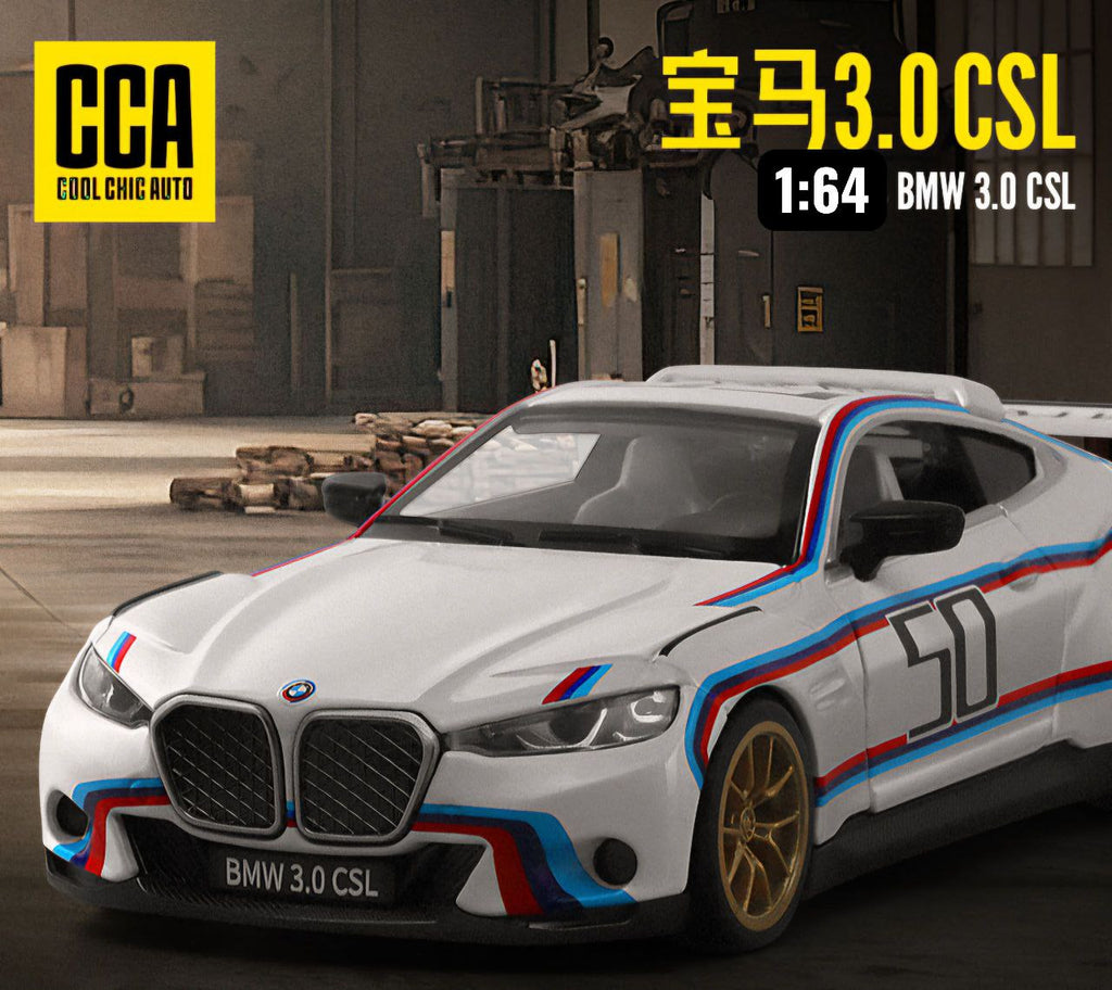 BMW 3.0 CSL DieCast Metal Car of CCA Scale 1:64 (Premium Display Box) KAAYU WORLD