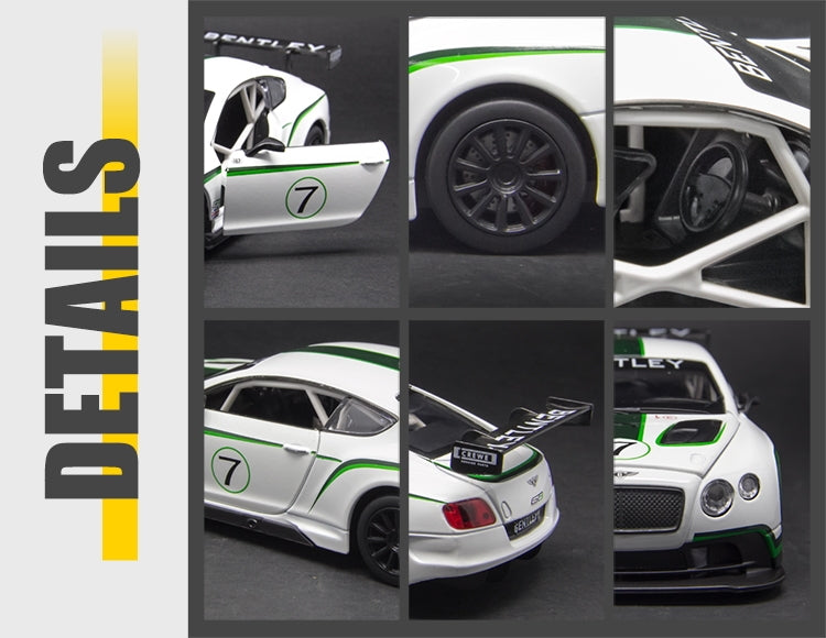 BENTLEY CONTINENTAL GT3 DieCast Metal Car of CCA Scale 1:24 KAAYU WORLD