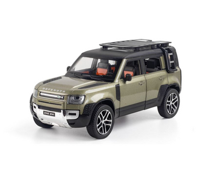 1:24 Metal Model Car Land Rover Defender Super Sport Toy Car For Kid Sound and Light Die-cast Metal Pullback Car