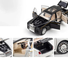 1:32 ROLLS ROYCE Phantom Super Sport Toy Car For Kid Sound and Light Die-cast Metal Pullback Car My Store