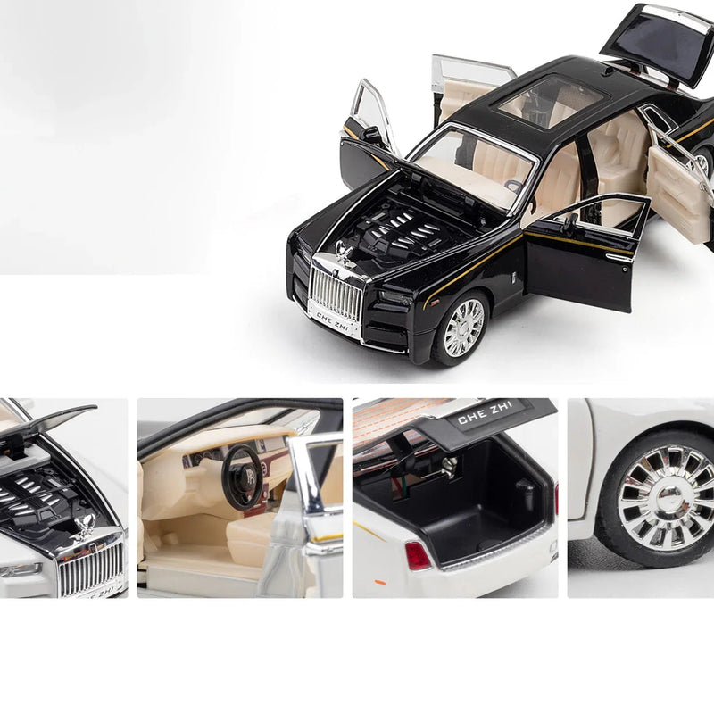 1:32 ROLLS ROYCE Phantom Super Sport Toy Car For Kid Sound and Light Die-cast Metal Pullback Car My Store