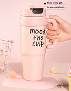 800ML Double Wall Metal Tumbler, Hot and Cold Stainless Steel Vacuum Mug KAAYU WORLD