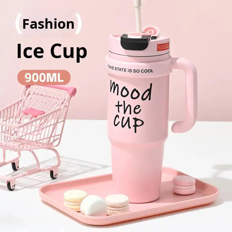 800ML Double Wall Metal Tumbler, Hot and Cold Stainless Steel Vacuum Mug KAAYU WORLD