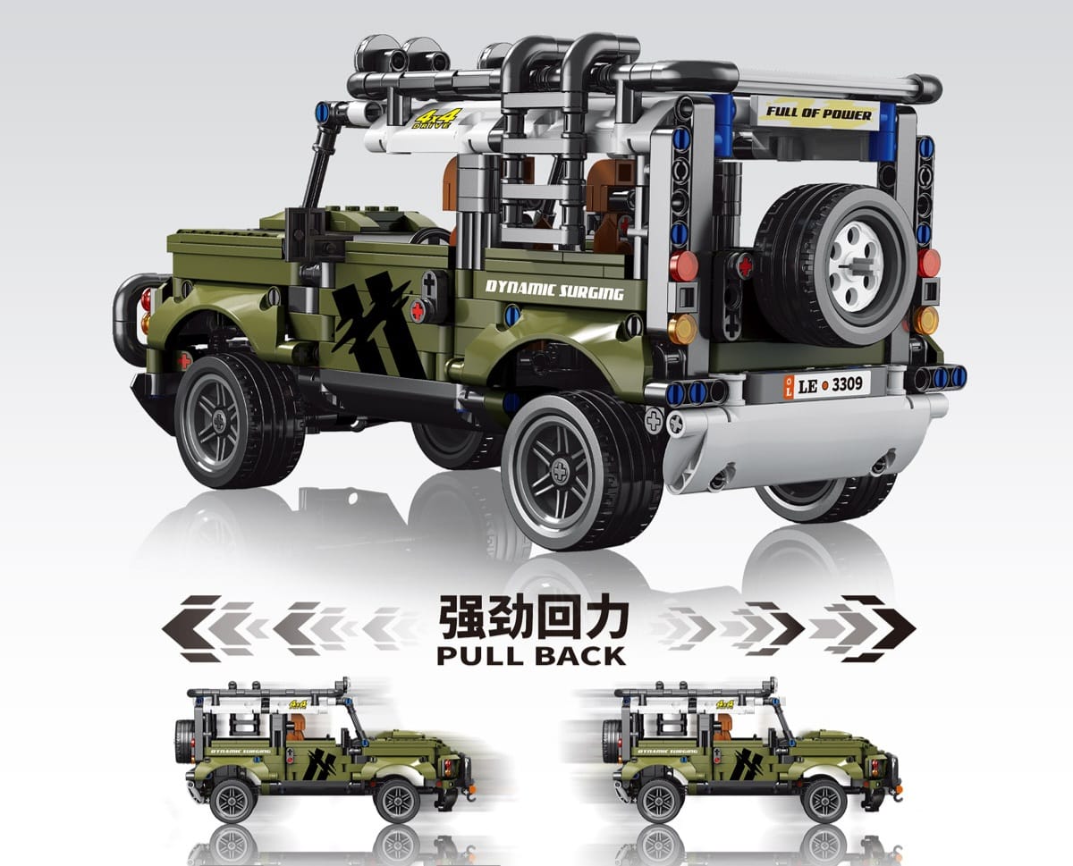 1:14 Technic Land Rover Defender Off Road 4x4 Car, Collectible Model, Advanced Building Set