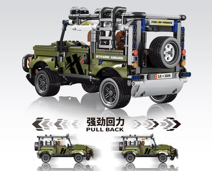 1:14 Technic Land Rover Defender Off Road 4x4 Car, Collectible Model, Advanced Building Set