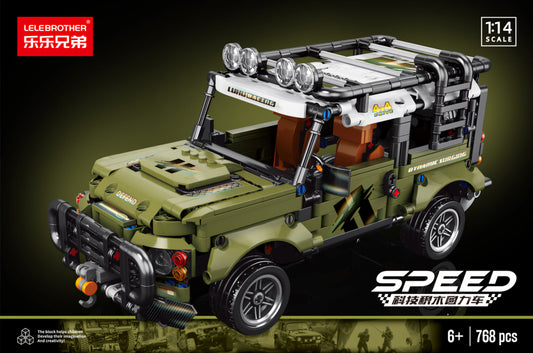 1:14 Technic Land Rover Defender Off Road 4x4 Car, Collectible Model, Advanced Building Set