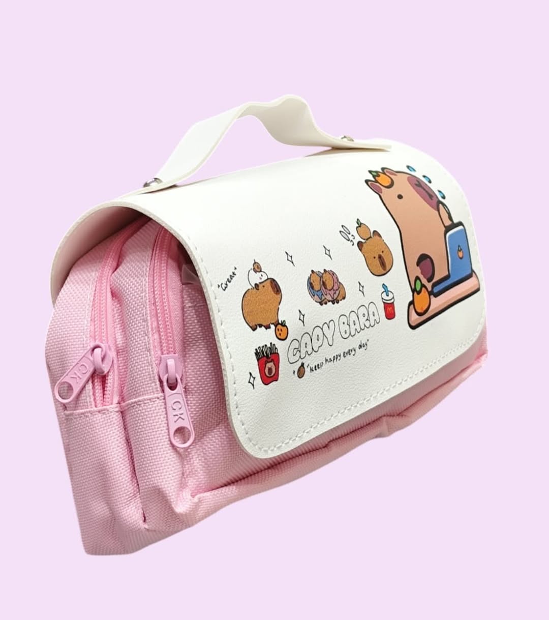 KAWAII Capybara Pencil Pouch, Pencil Case Cute Stationery Bag
